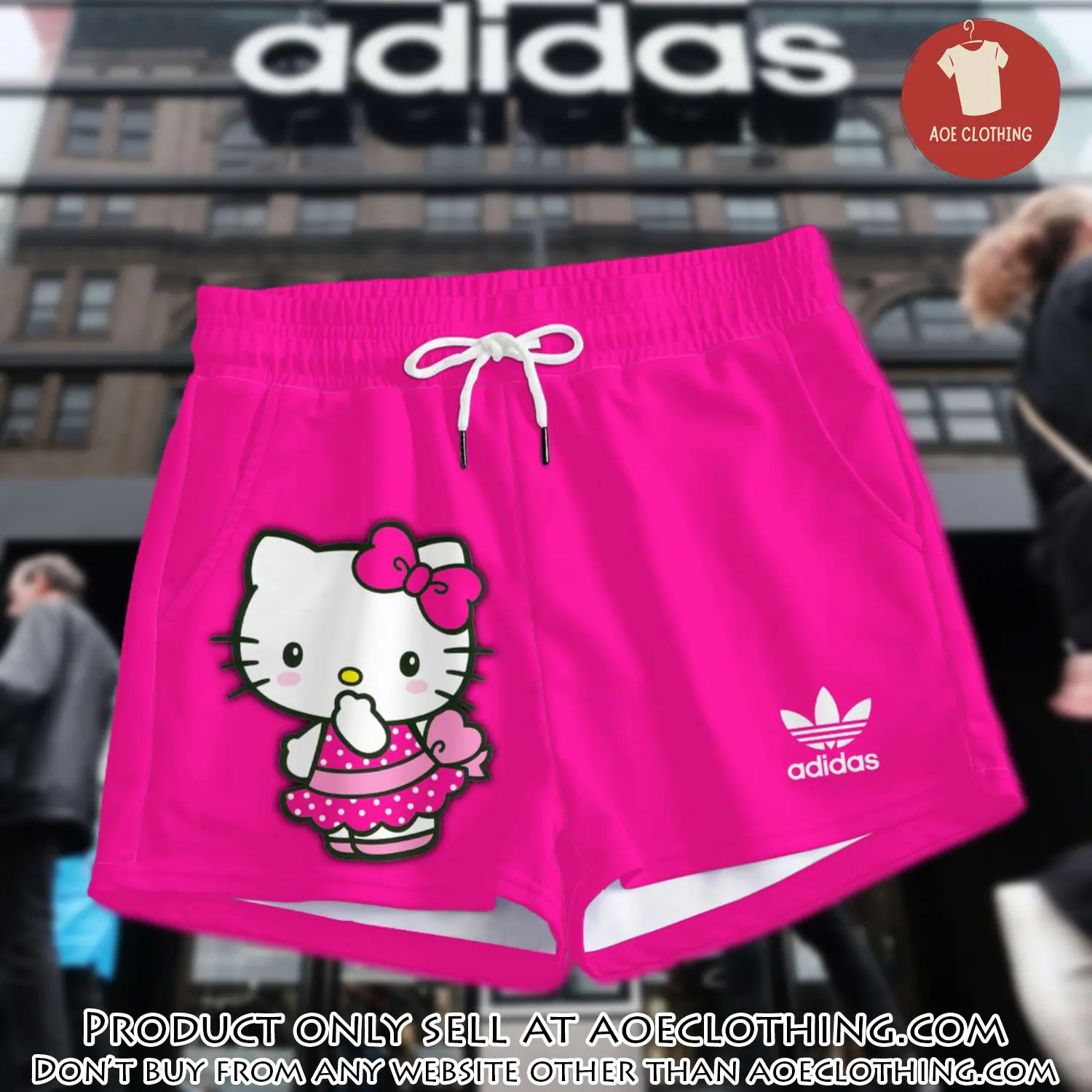 Premium hello kitty in adidas women shorts lady beach shorts wms1080 aoe2611777